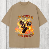 Tokyosol Divorced And Proud Washed T-Shirt