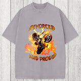 Tokyosol Divorced And Proud Washed T-Shirt