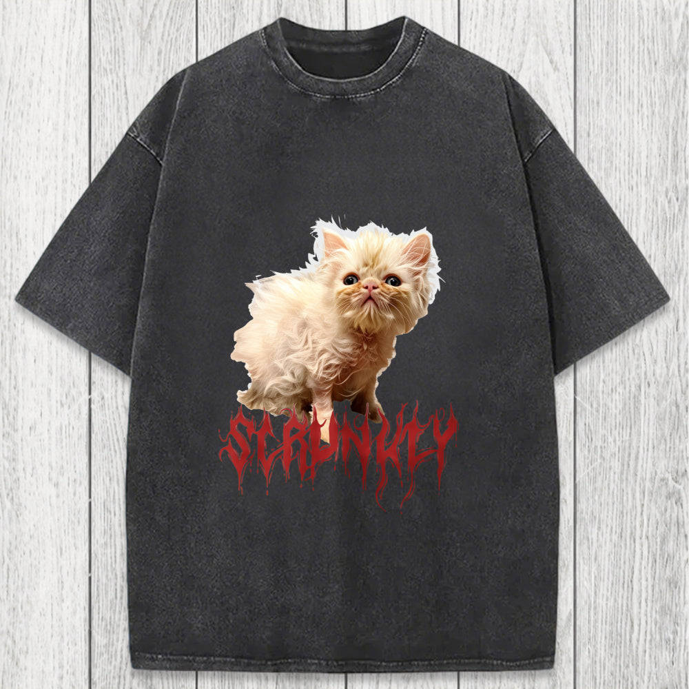 Tokyosol Scrunkly Wisp Washed T-Shirt