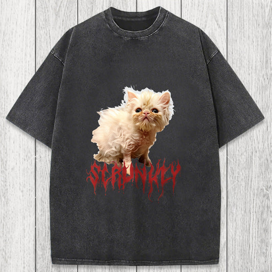 Tokyosol Scrunkly Wisp Washed T-Shirt