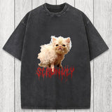 Tokyosol Scrunkly Wisp Washed T-Shirt