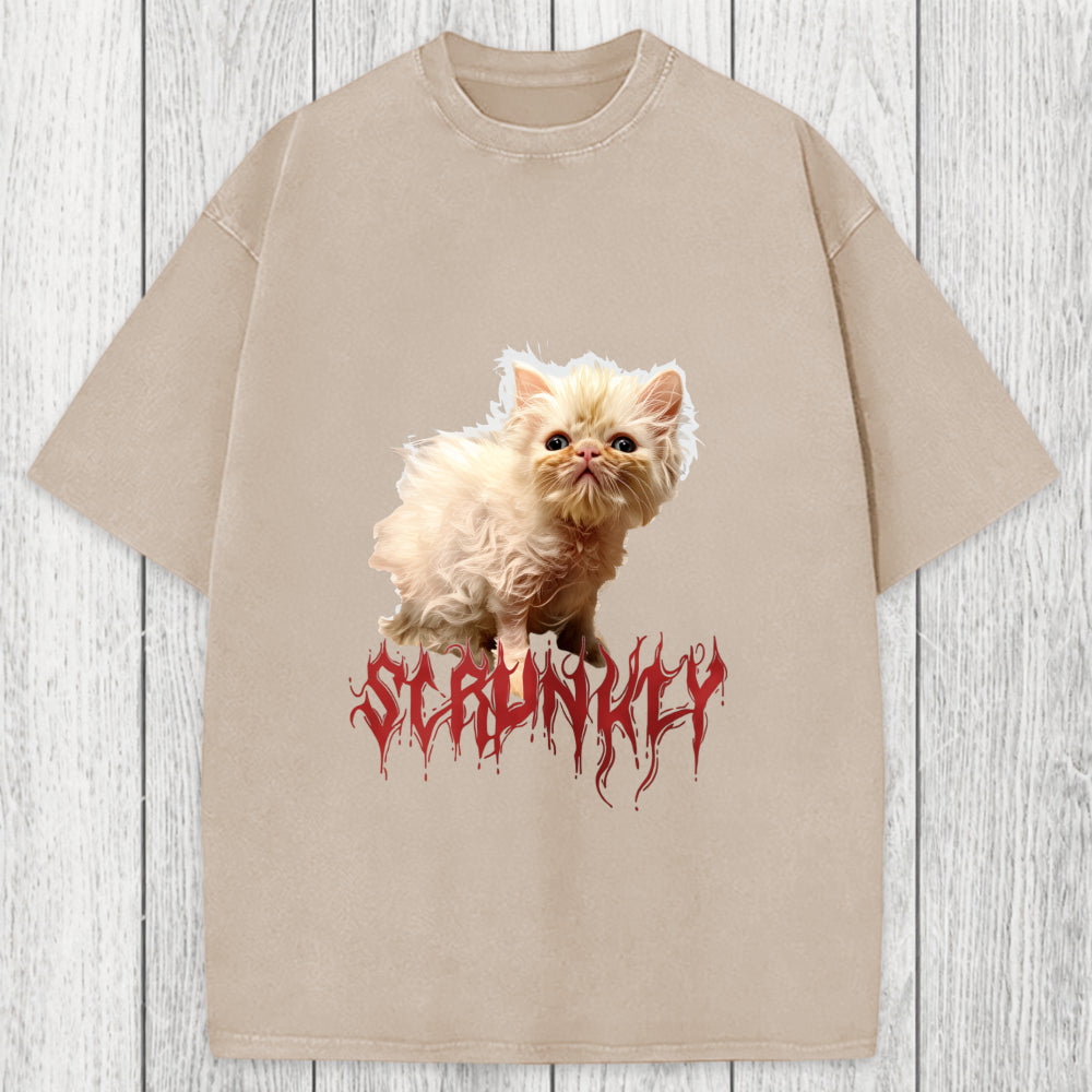 Tokyosol Scrunkly Wisp Washed T-Shirt