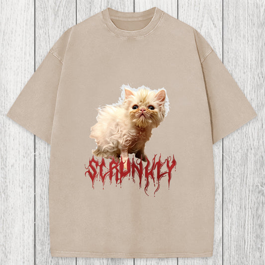 Tokyosol Scrunkly Wisp Washed T-Shirt