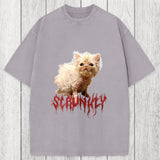 Tokyosol Scrunkly Wisp Washed T-Shirt