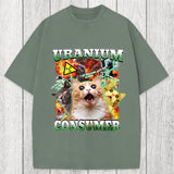 Tokyosol Uranium Consumer Funny Cat Dank Memes Washed T-Shirt