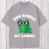 Tokyosol Even Baddies Get Saddies Washed T-Shirt