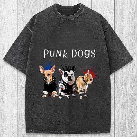 Tokyosol Punk Dogs Washed T-Shirt