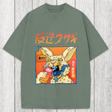 Tokyosol Rebellious Rabbit Washed T-Shirt