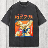 Tokyosol Rebellious Rabbit Washed T-Shirt