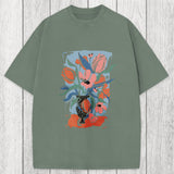 Tokyosol Spring Flower Washed T-Shirt