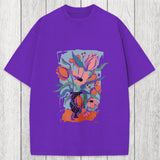 Tokyosol Spring Flower Washed T-Shirt