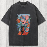 Tokyosol Spring Flower Washed T-Shirt