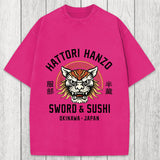 Tokyosol Hattori Lion Japanese Samurai Washed T-Shirt