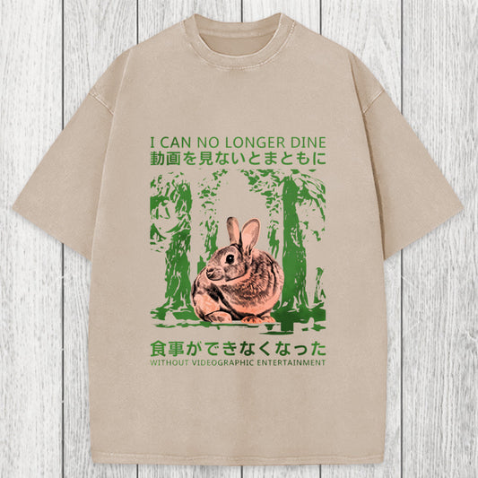 Tokyosol Vintage Japanese Horror Bunny Washed T-Shirt