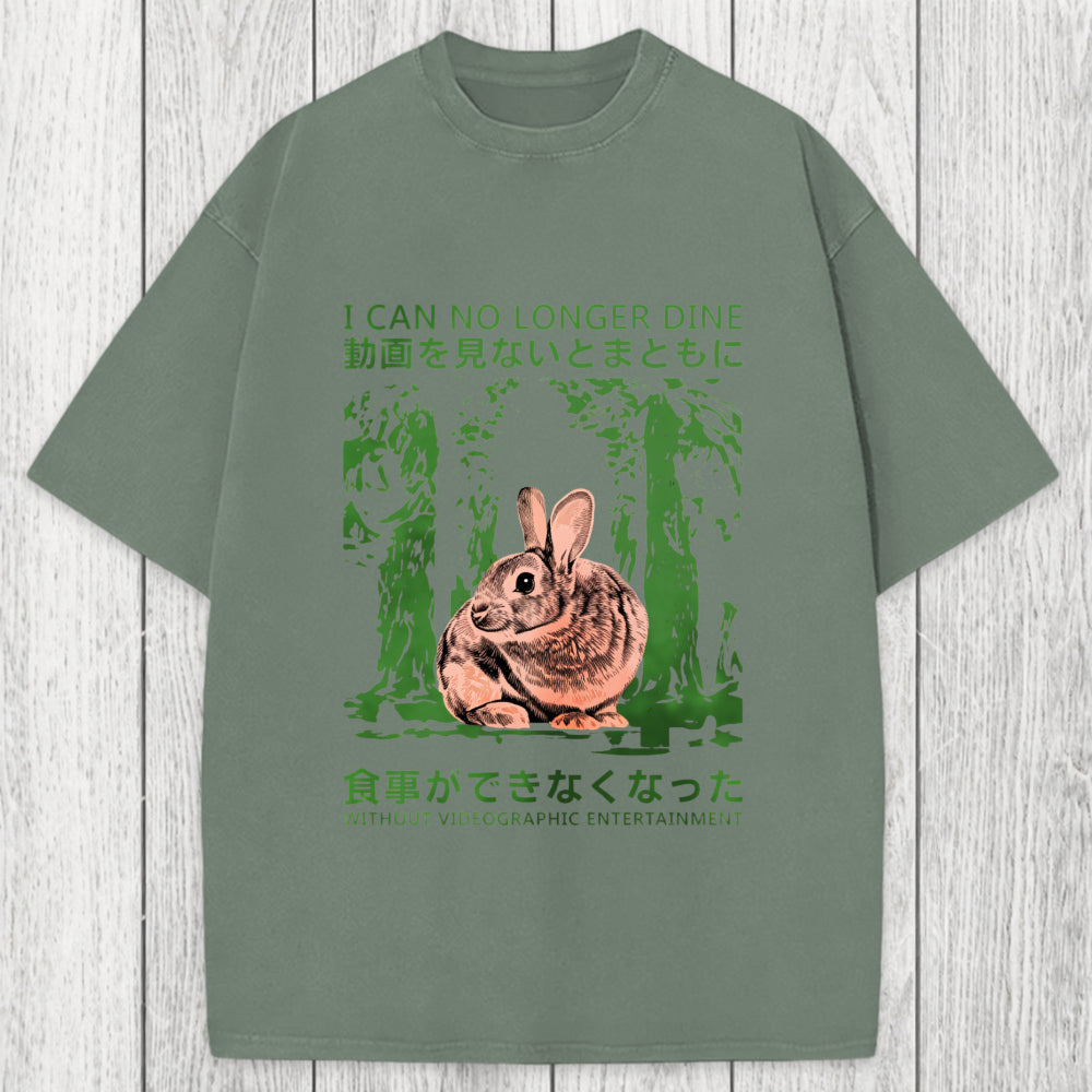 Tokyosol Vintage Japanese Horror Bunny Washed T-Shirt
