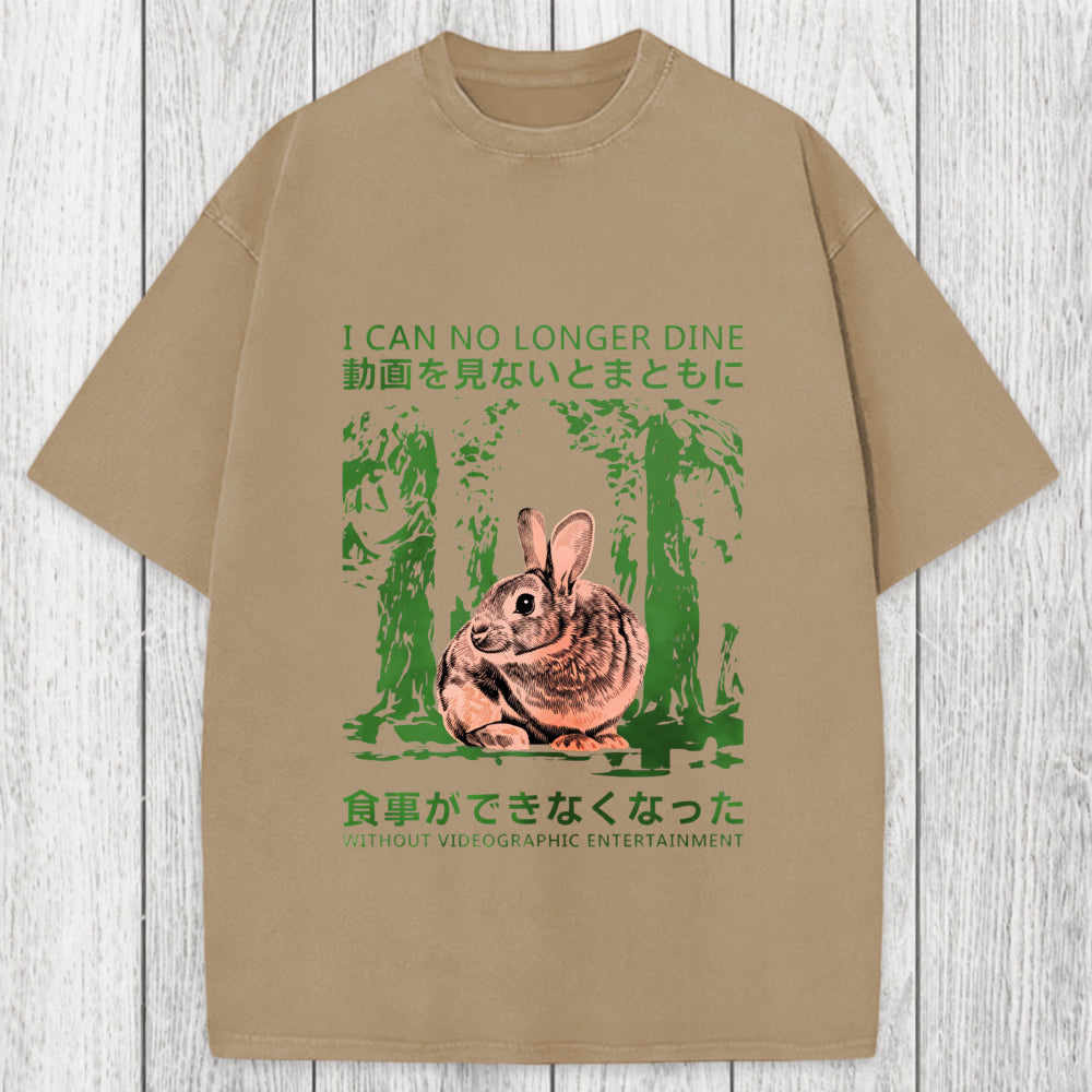 Tokyosol Vintage Japanese Horror Bunny Washed T-Shirt