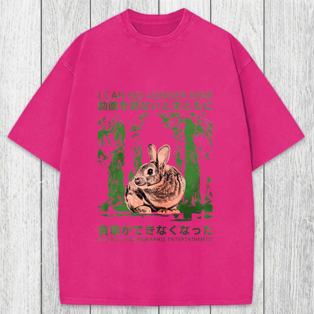 Tokyosol Vintage Japanese Horror Bunny Washed T-Shirt