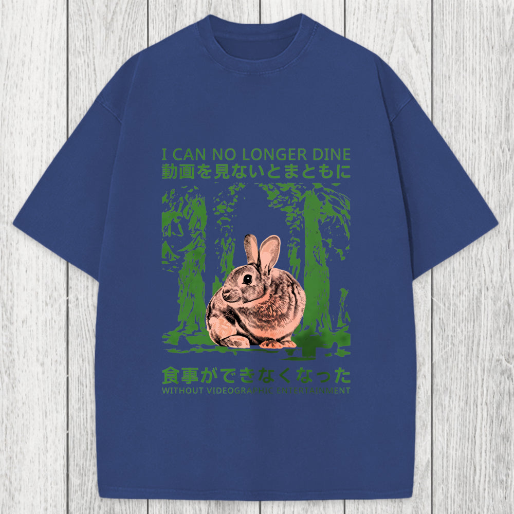 Tokyosol Vintage Japanese Horror Bunny Washed T-Shirt