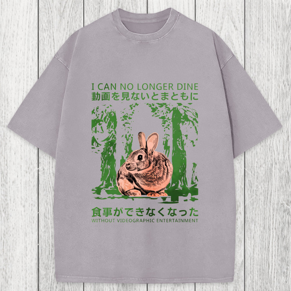 Tokyosol Vintage Japanese Horror Bunny Washed T-Shirt
