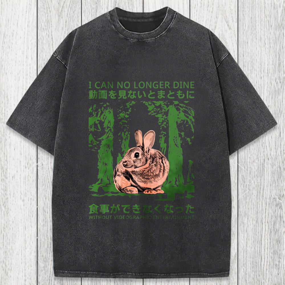 Tokyosol Vintage Japanese Horror Bunny Washed T-Shirt