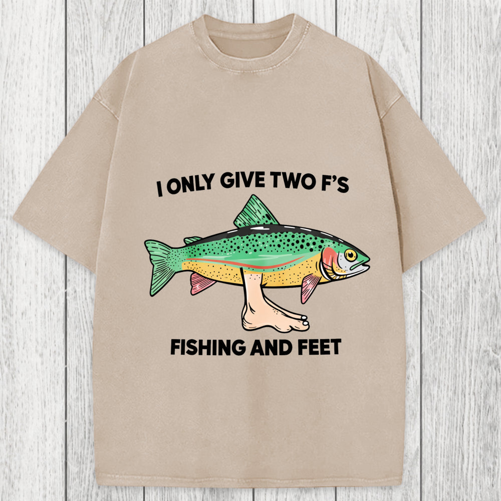 Tokyosol Two F's Fishing And Feet Washed T-Shirt