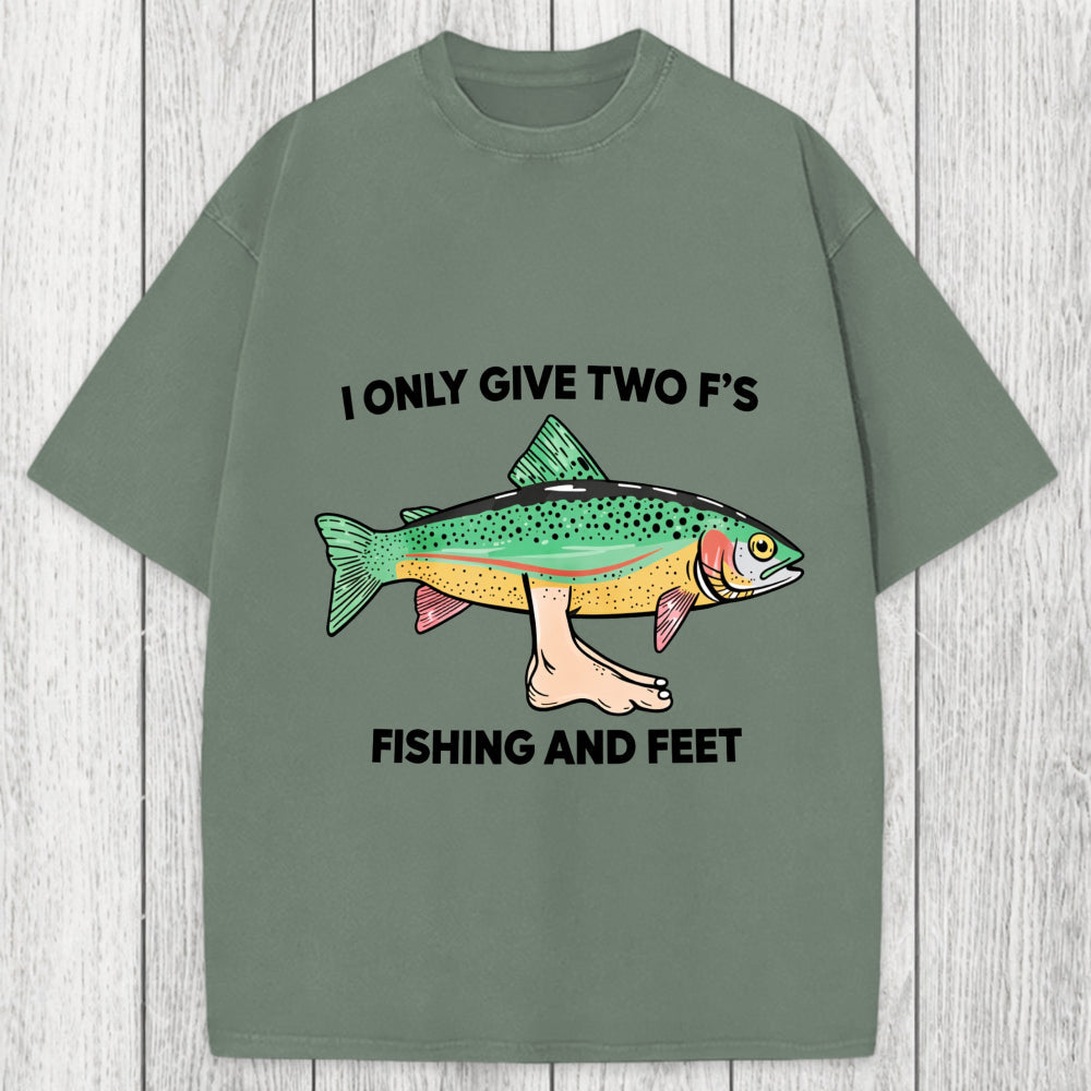 Tokyosol Two F's Fishing And Feet Washed T-Shirt