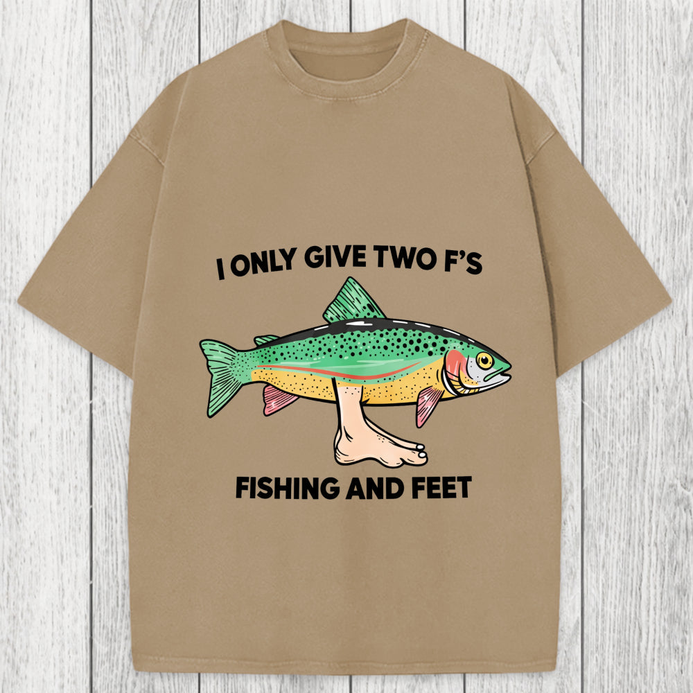 Tokyosol Two F's Fishing And Feet Washed T-Shirt