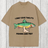 Tokyosol Two F's Fishing And Feet Washed T-Shirt
