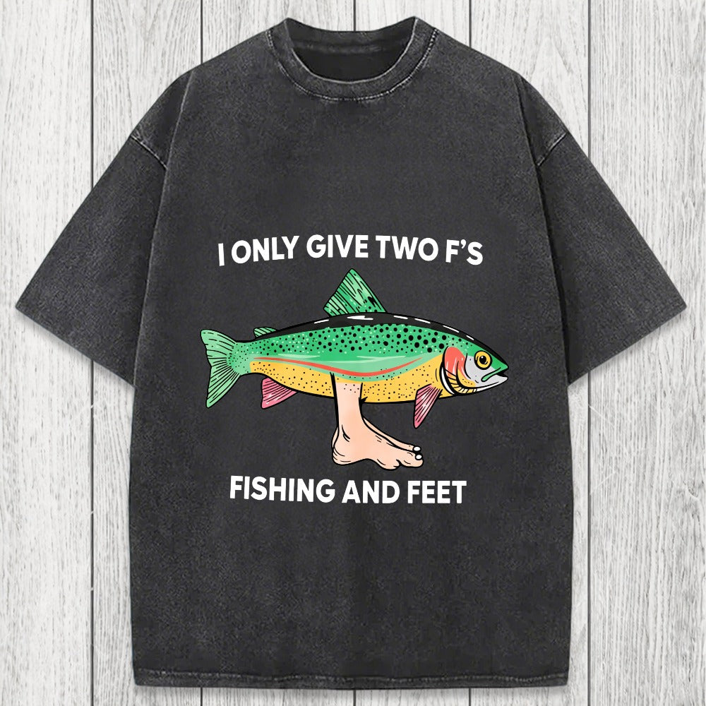 Tokyosol Two F's Fishing And Feet Washed T-Shirt