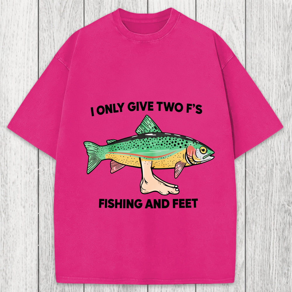 Tokyosol Two F's Fishing And Feet Washed T-Shirt