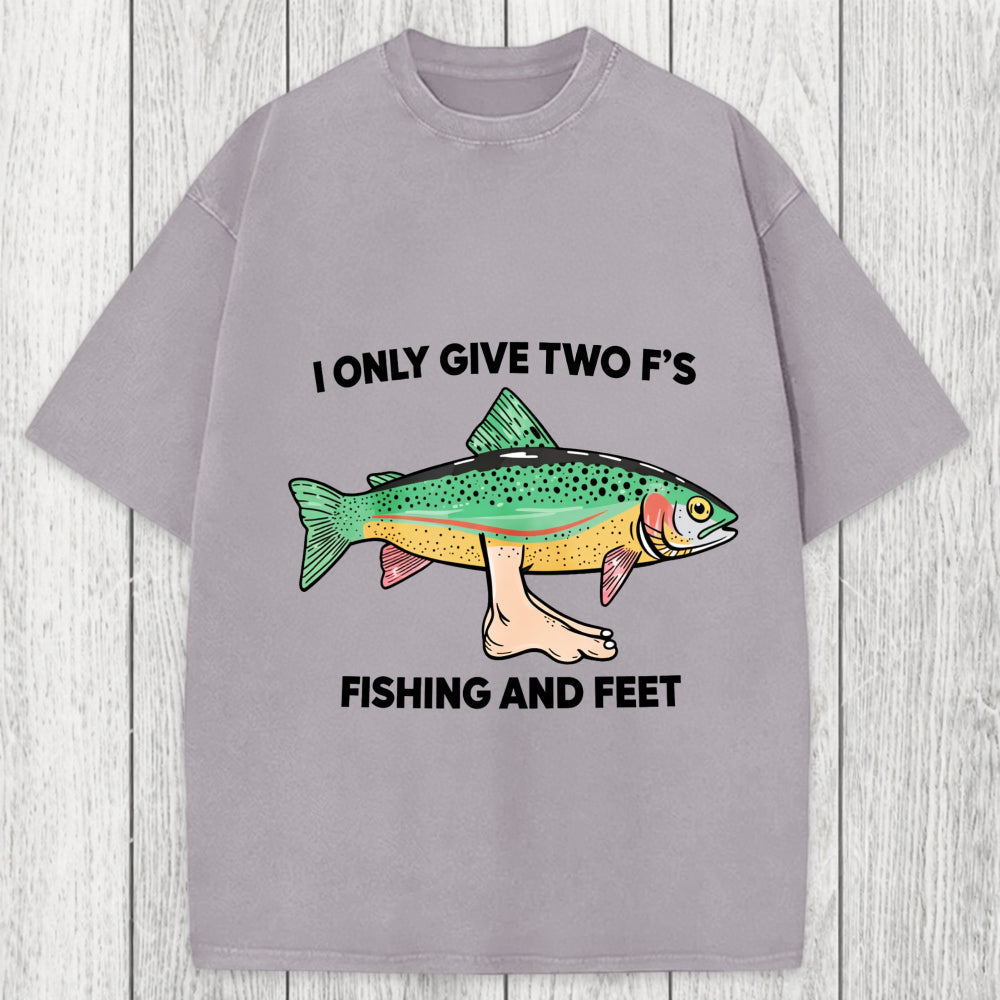 Tokyosol Two F's Fishing And Feet Washed T-Shirt
