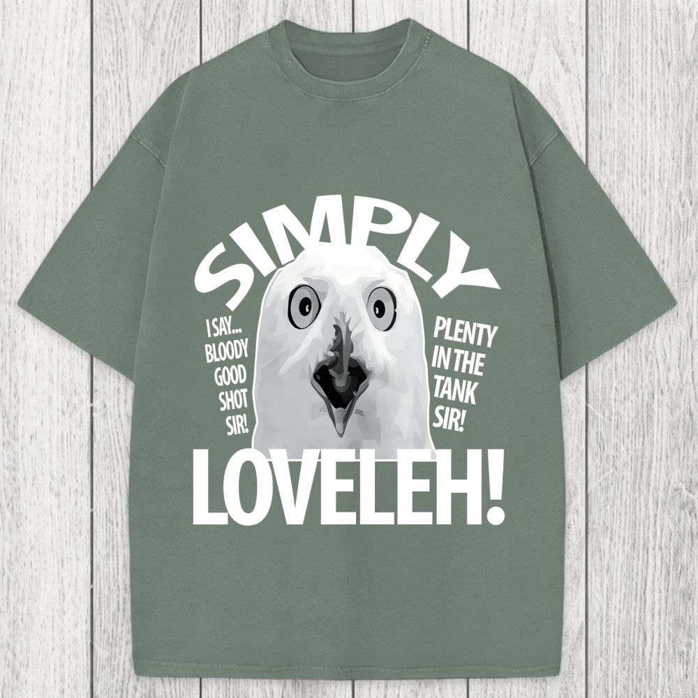 Tokyosol Simply Loveleh Owl Washed T-Shirt