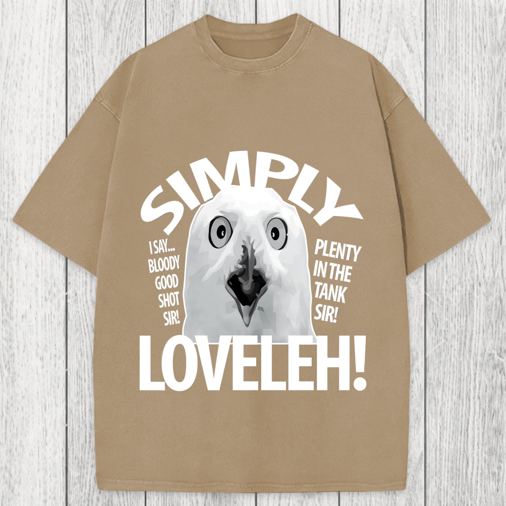 Tokyosol Simply Loveleh Owl Washed T-Shirt