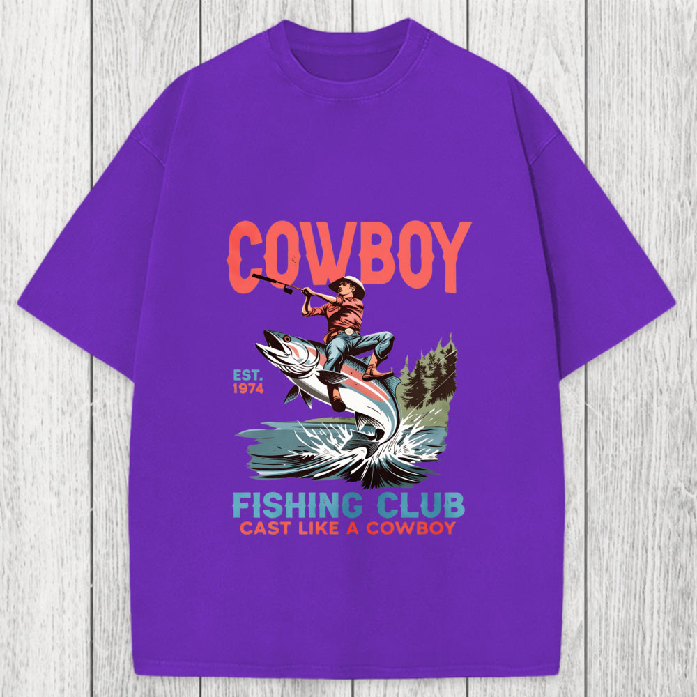 Tokyosol Vintage Cowboy Fish Washed T-Shirt