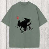 Tokyosol A Stippled Frog Washed T-Shirt