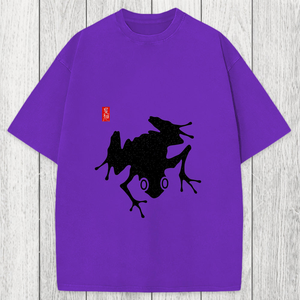 Tokyosol A Stippled Frog Washed T-Shirt
