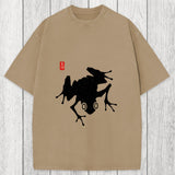 Tokyosol A Stippled Frog Washed T-Shirt