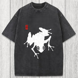 Tokyosol A Stippled Frog Washed T-Shirt