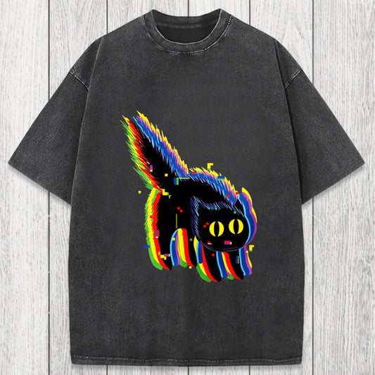 Tokyosol Technicat Glitch Washed T-Shirt