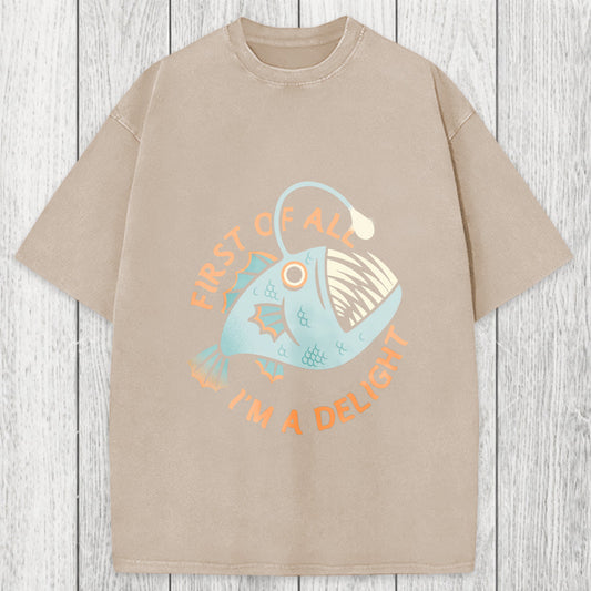 Tokyosol First Of All I'm A Delight Washed T-Shirt