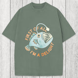 Tokyosol First Of All I'm A Delight Washed T-Shirt