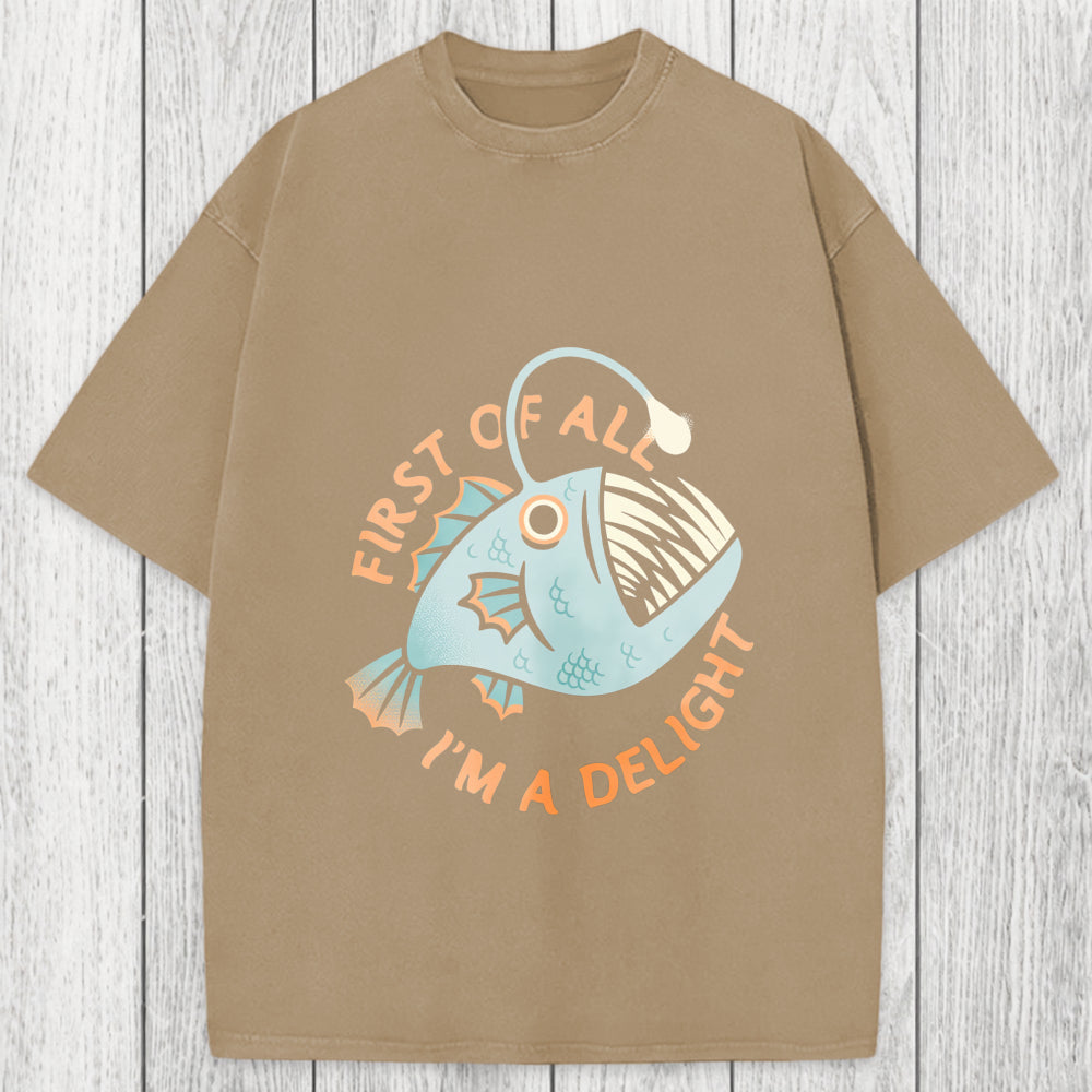 Tokyosol First Of All I'm A Delight Washed T-Shirt