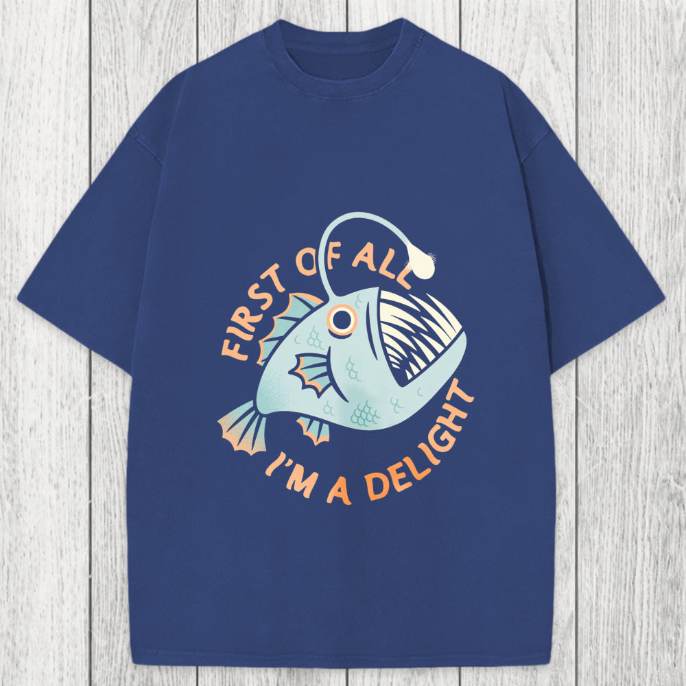 Tokyosol First Of All I'm A Delight Washed T-Shirt