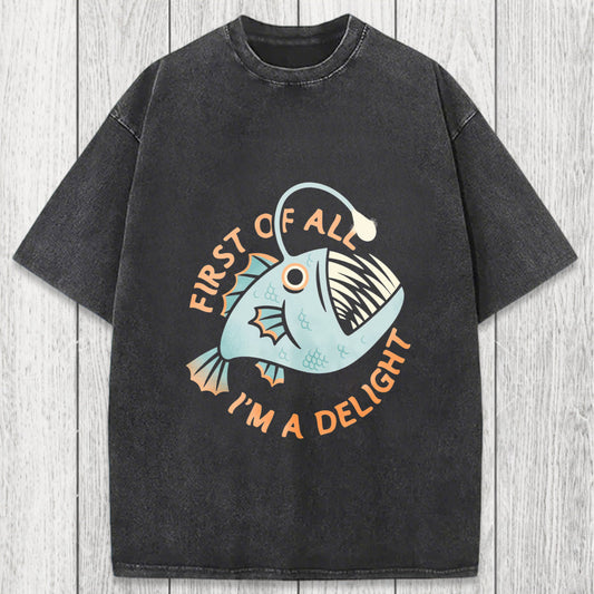 Tokyosol First Of All I'm A Delight Washed T-Shirt