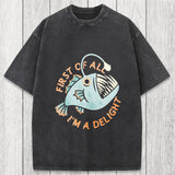 Tokyosol First Of All I'm A Delight Washed T-Shirt