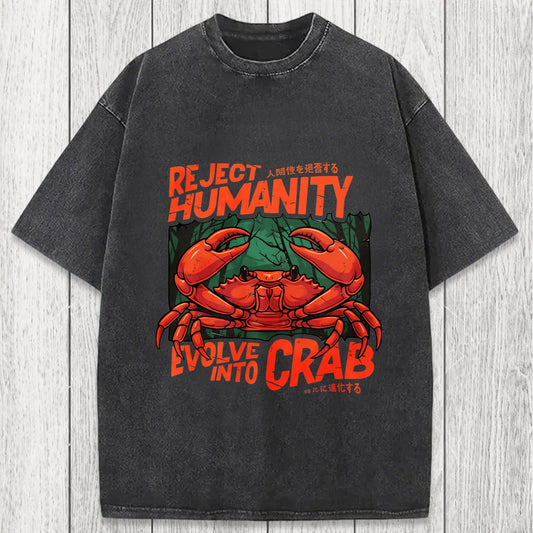 Tokyosol Horror Crab Washed T-Shirt