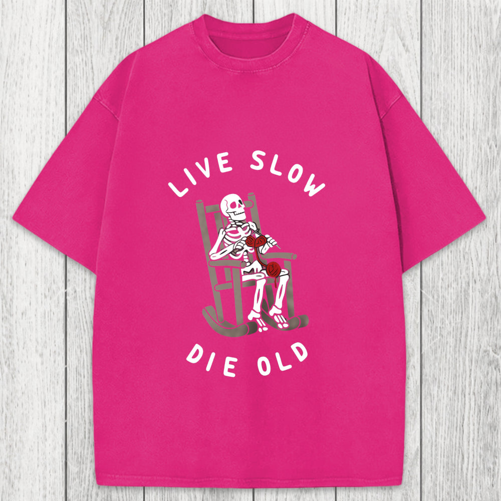 Tokyosol Live Slow Die Old Washed T-Shirt
