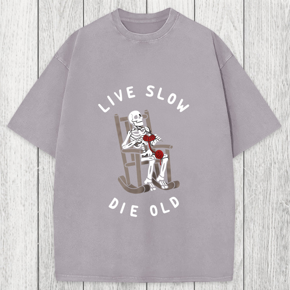 Tokyosol Live Slow Die Old Washed T-Shirt