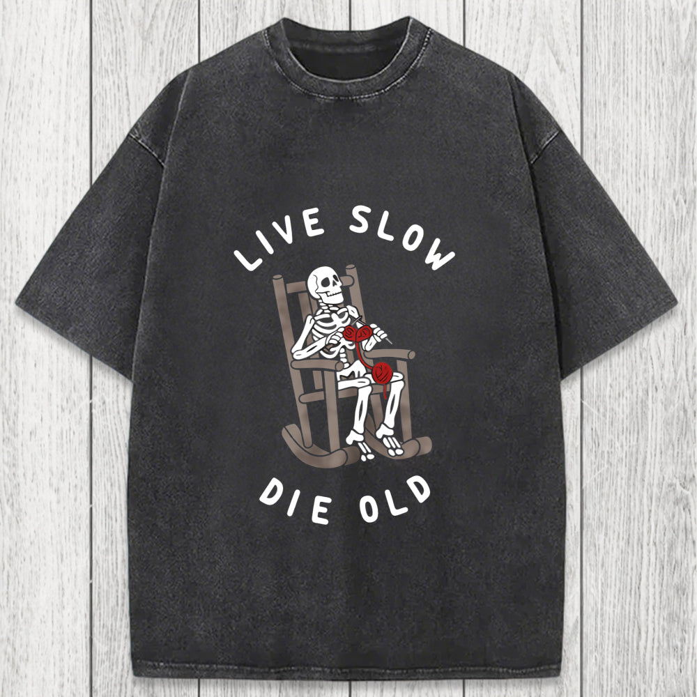 Tokyosol Live Slow Die Old Washed T-Shirt