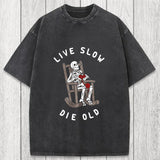 Tokyosol Live Slow Die Old Washed T-Shirt